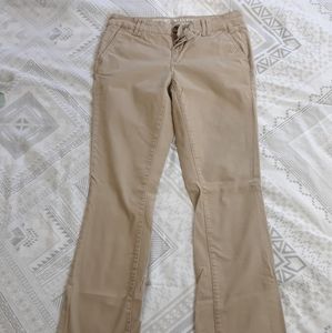 Bootcut khakis